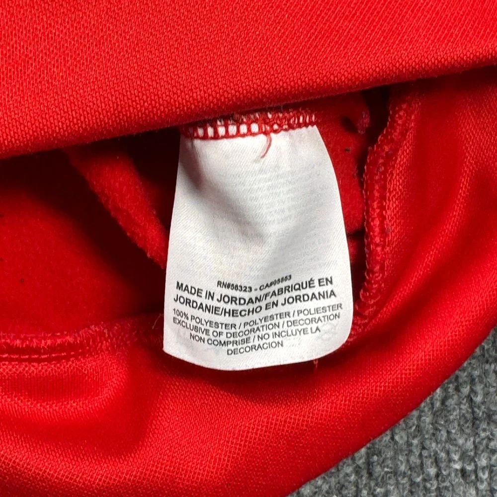 Nike Golf Sweatshirt Mens Small Red Dri-FIT Quarter Zip‎ Pullover Jacket